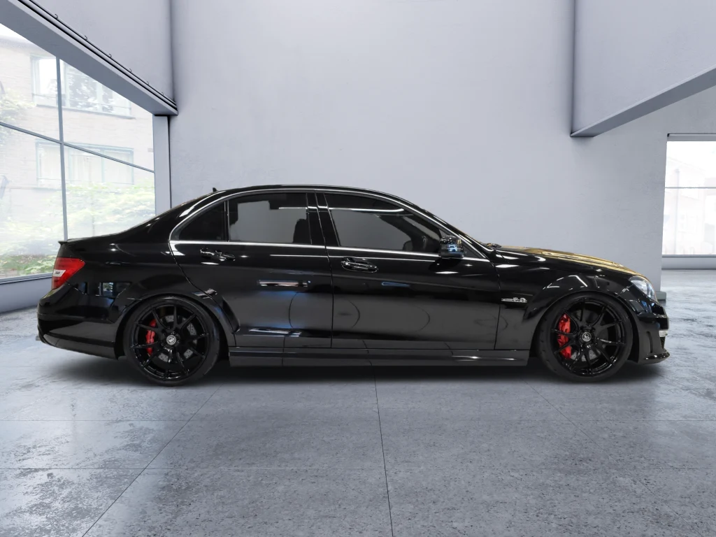 2013 Mercedes-Benz C 63 AMG Sedan for sale, exterior, Black