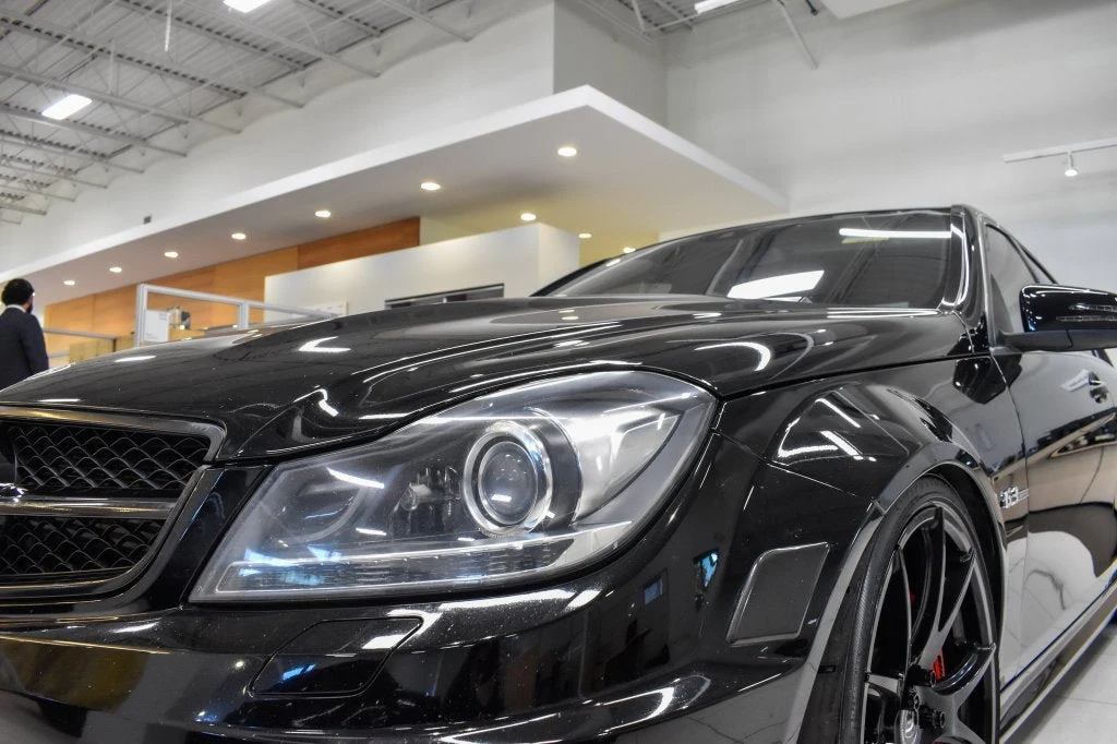 2013 Mercedes-Benz C 63 AMG Sedan for sale, exterior, Black