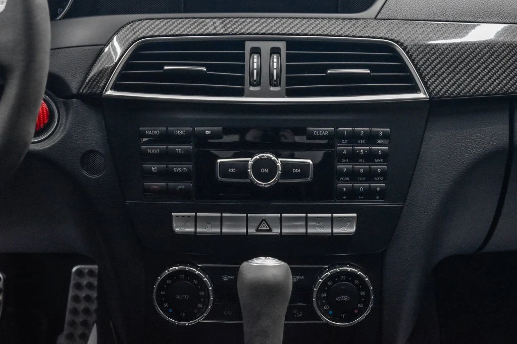 2013 Mercedes-Benz C 63 AMG Sedan interior, Black