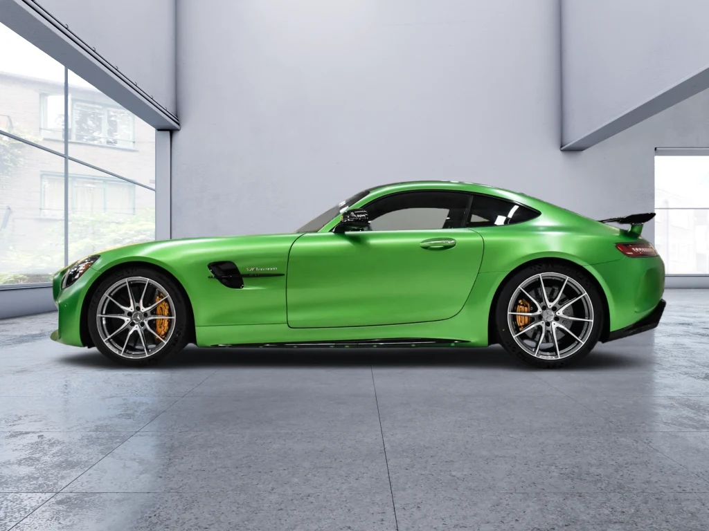 2018 Mercedes-AMG GT R, side profile, Green