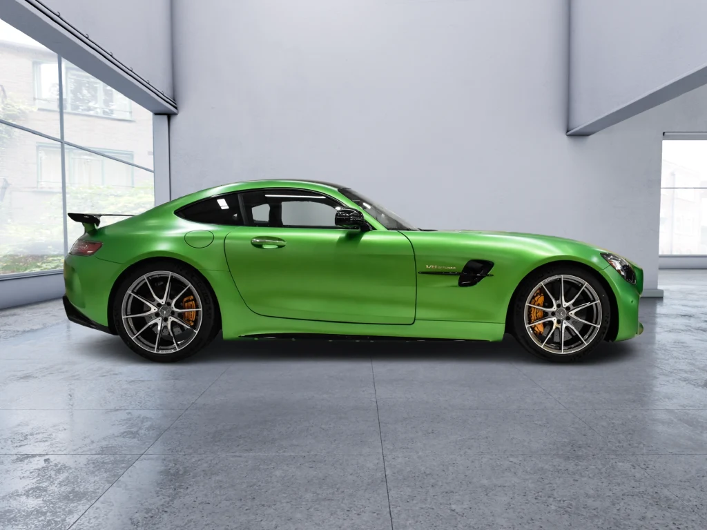 2018 Mercedes-AMG GT R, side profile, Green