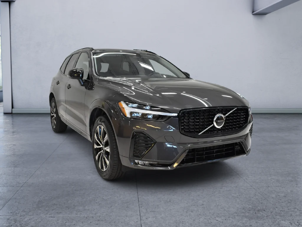 2024 Volvo XC60 B5 Core for sale, front three-quarter view, Grey