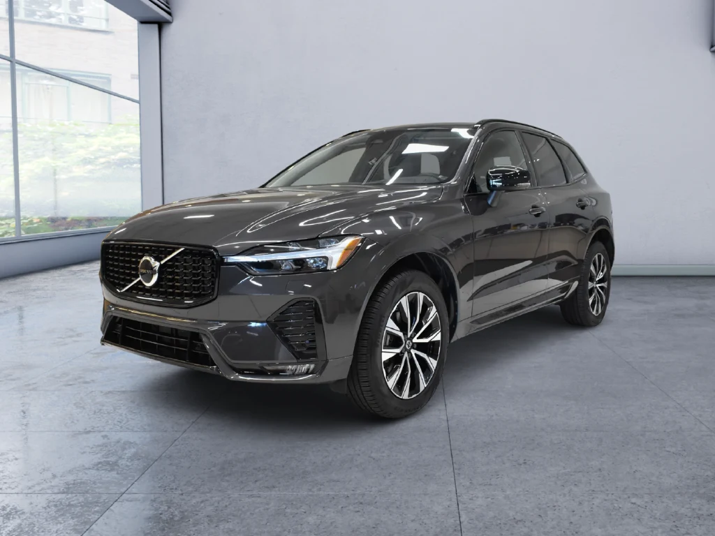 2024 Volvo XC60 B5 Core for sale, front three-quarter view, Grey