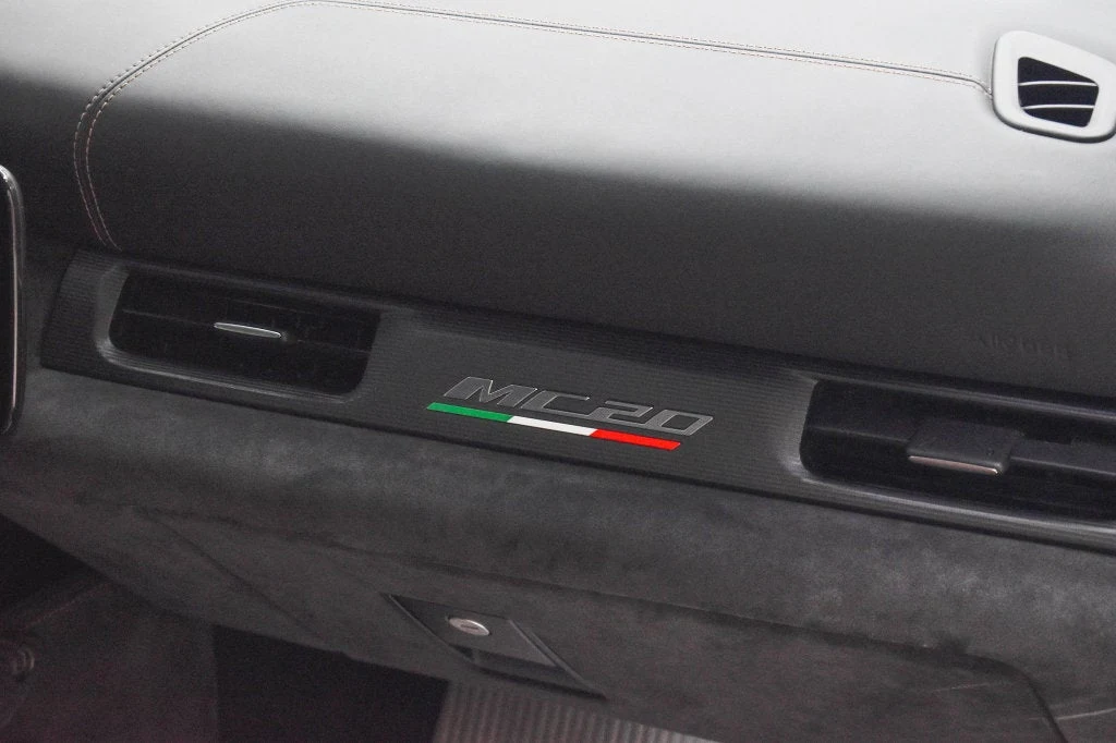 2022 Maserati MC20 interior, door sill, Black