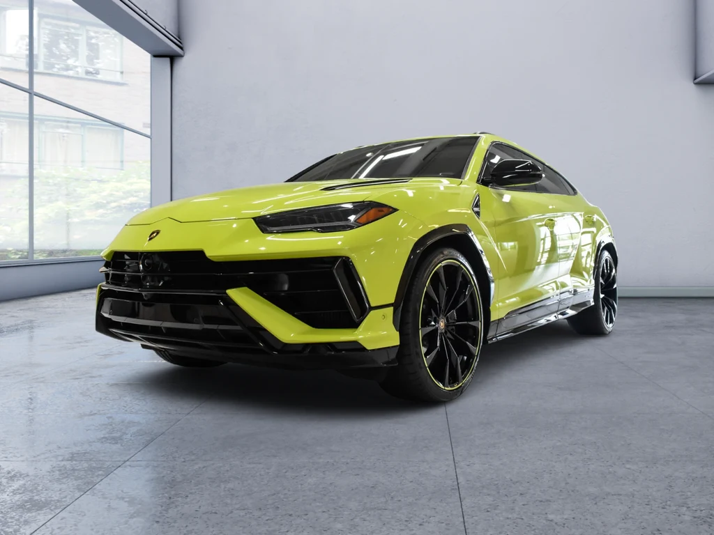 2023 Lamborghini Urus S for sale, front three-quarter view, Green