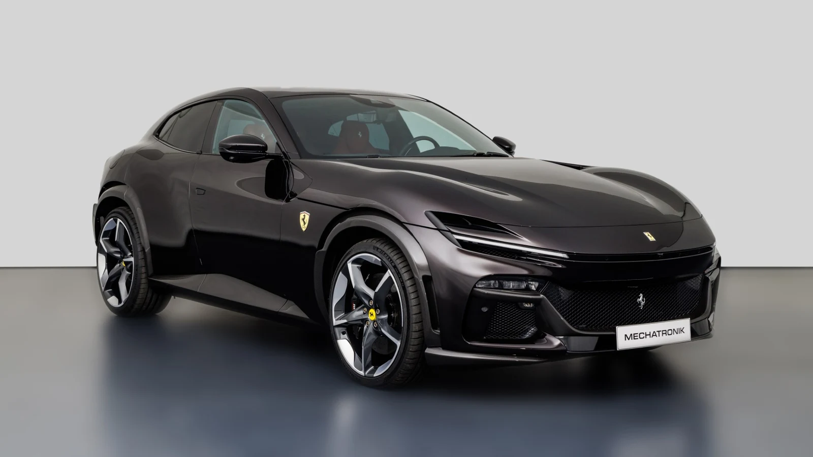 Nero Purosangue Ferrari Purosangue, full front three-quarter view