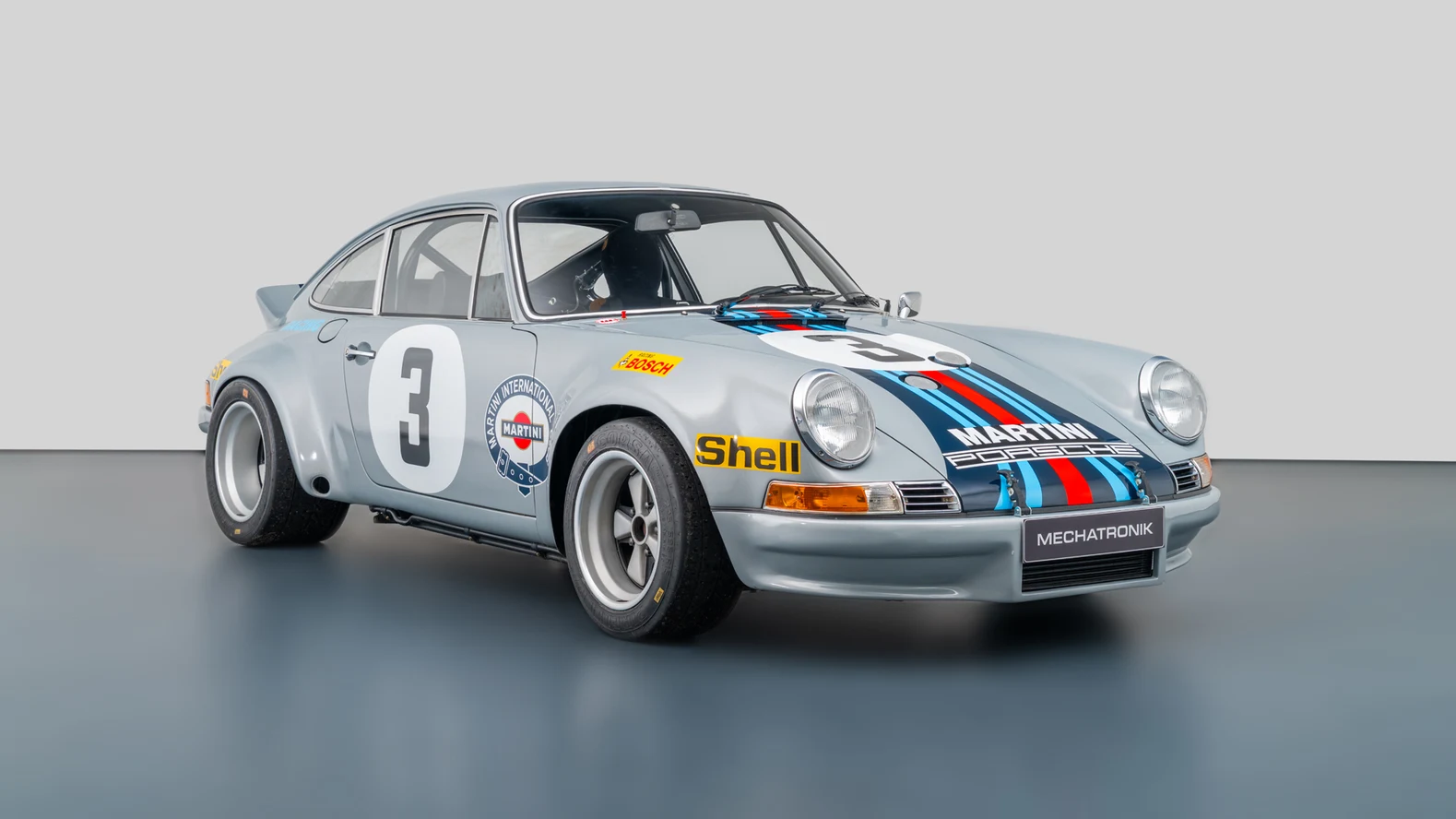Martini Racing Porsche 911 RSR 2.8 Prototype, full front three-quarter view