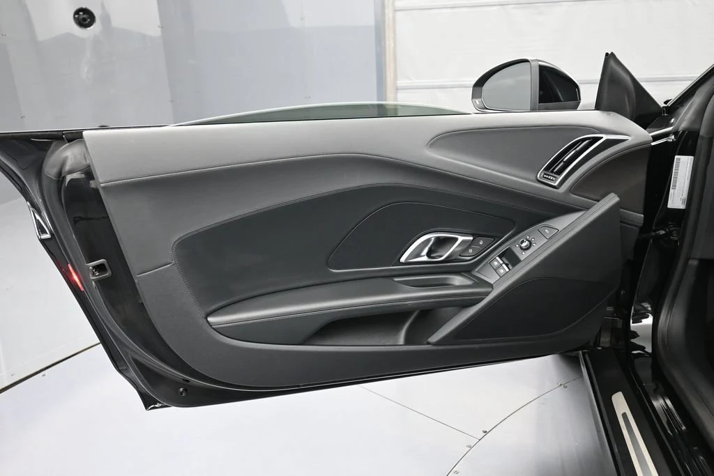 2018 Audi R8 V10 RWD interior, door panel, Black