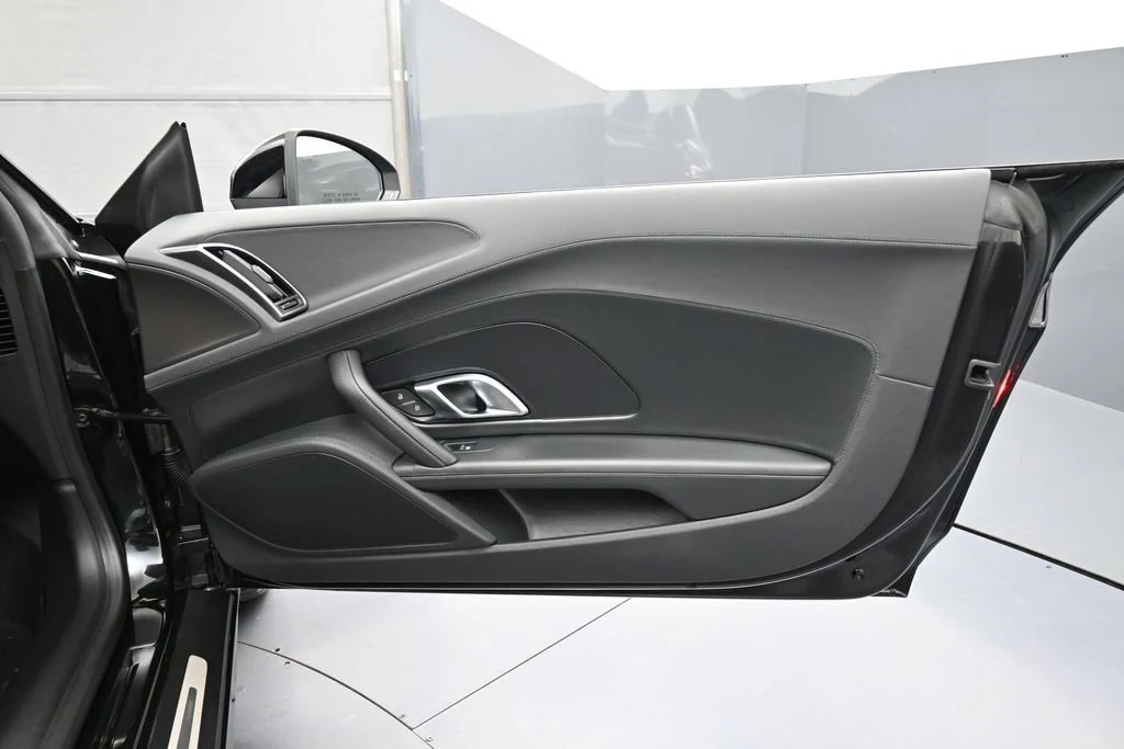 2018 Audi R8 V10 RWD interior, door panel, Black