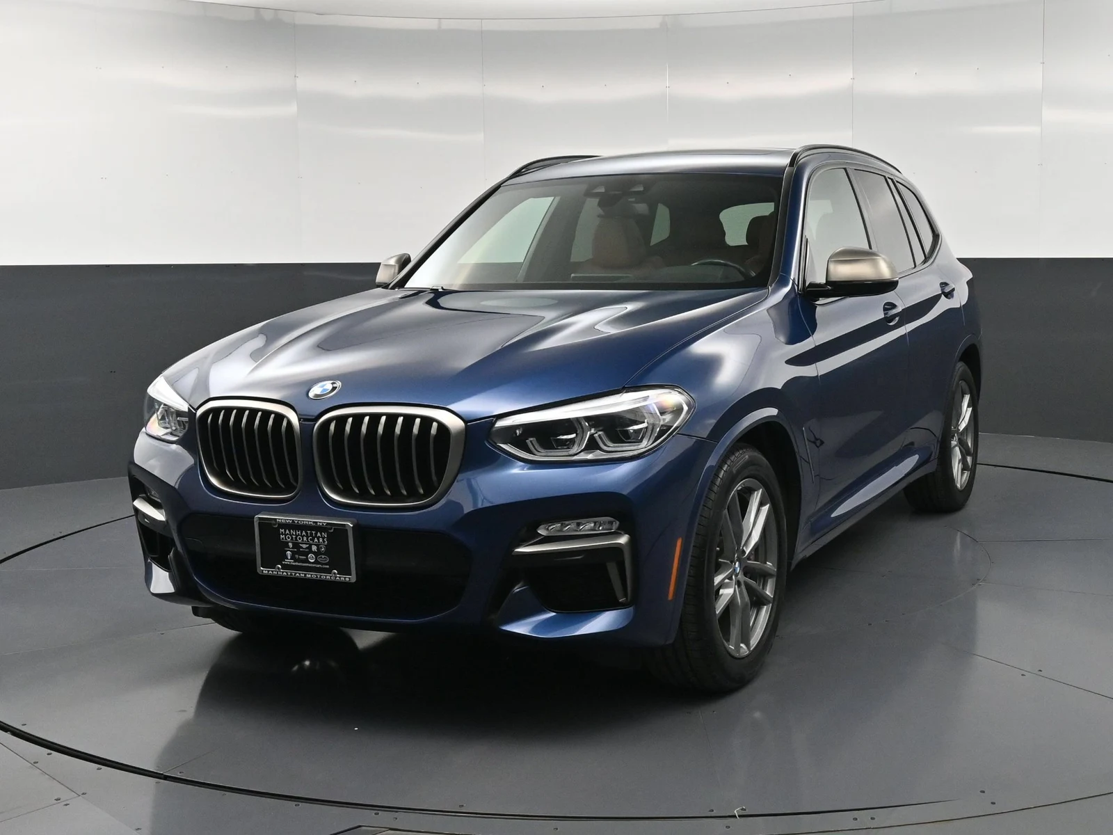 2019 BMW X3 M40i for sale, front three-quarter view, Blue