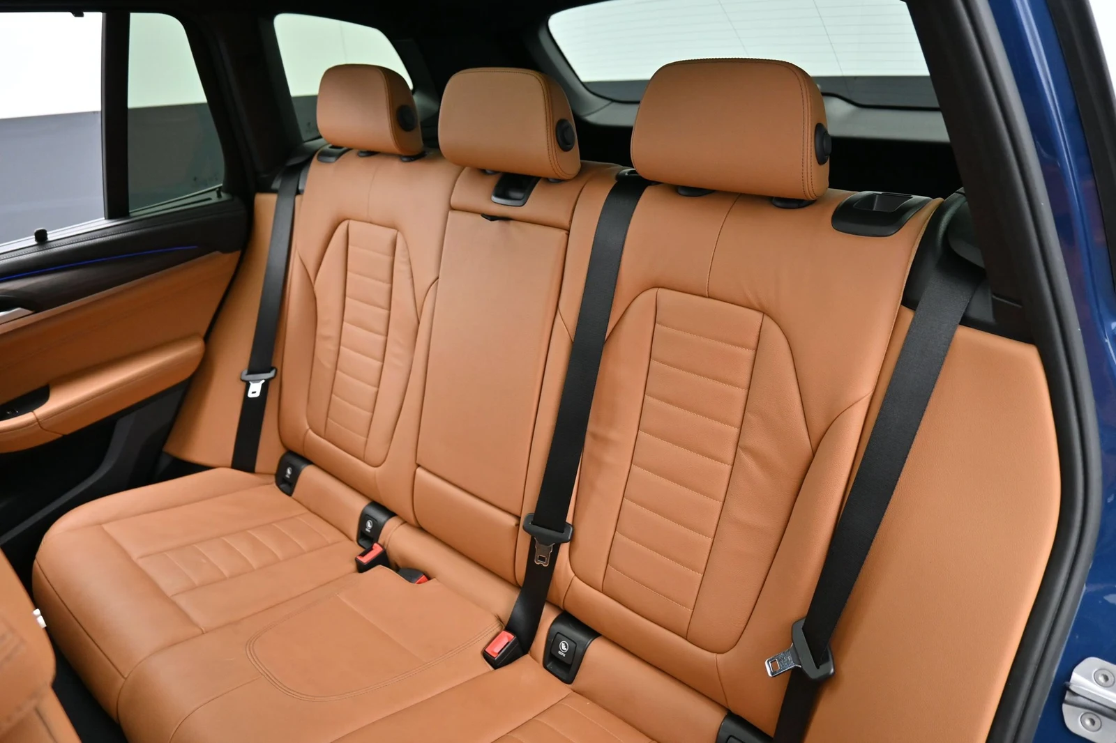 2019 BMW X3 M40i interior, seats, Cognac