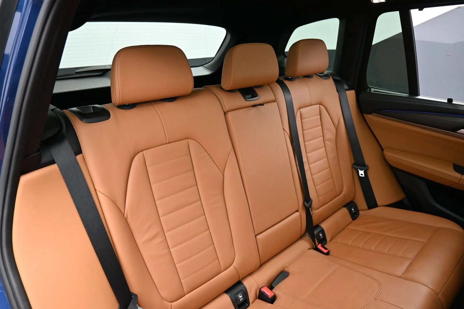 2019 BMW X3 M40i interior, seats, Cognac
