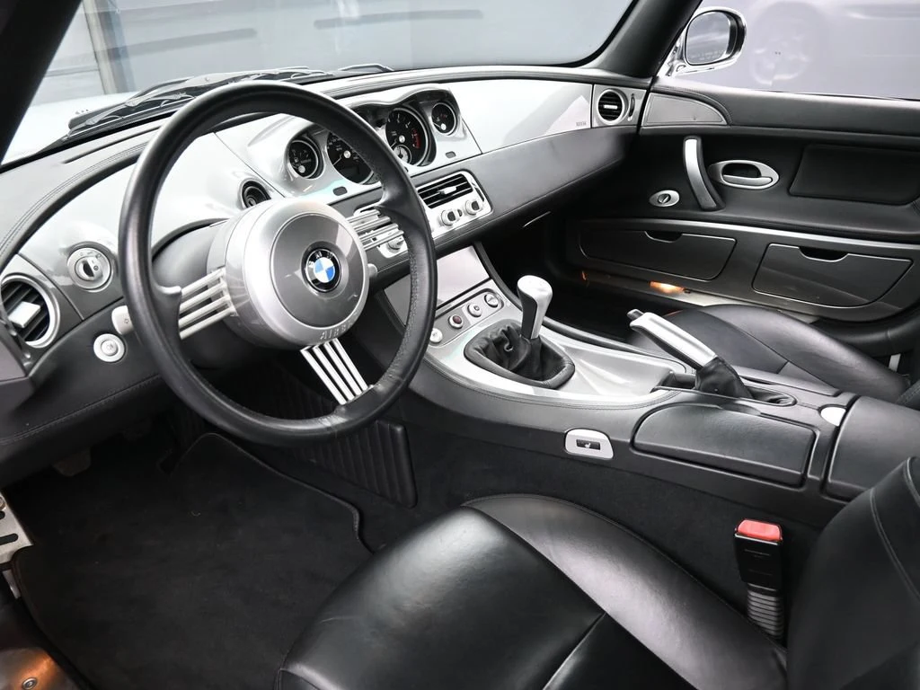 2001 BMW Z8 interior, Black/Black
