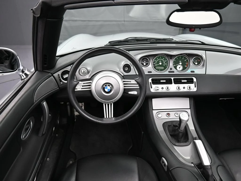 2001 BMW Z8 interior, dashboard, Black/Black