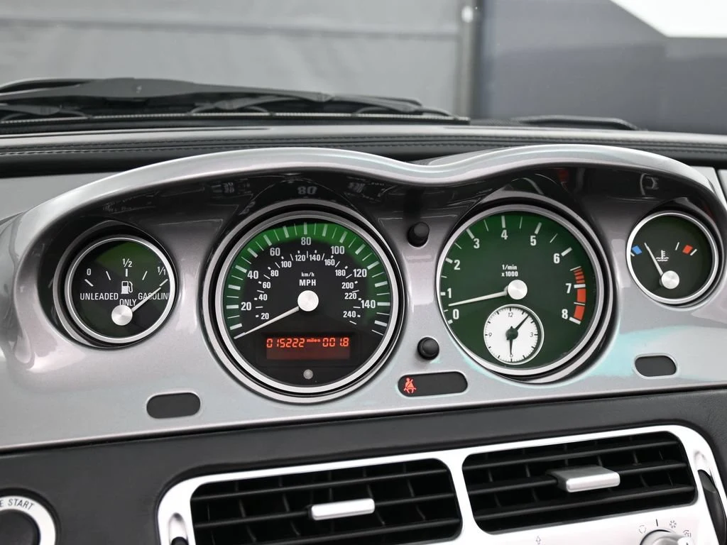 2001 BMW Z8 interior, Black/Black