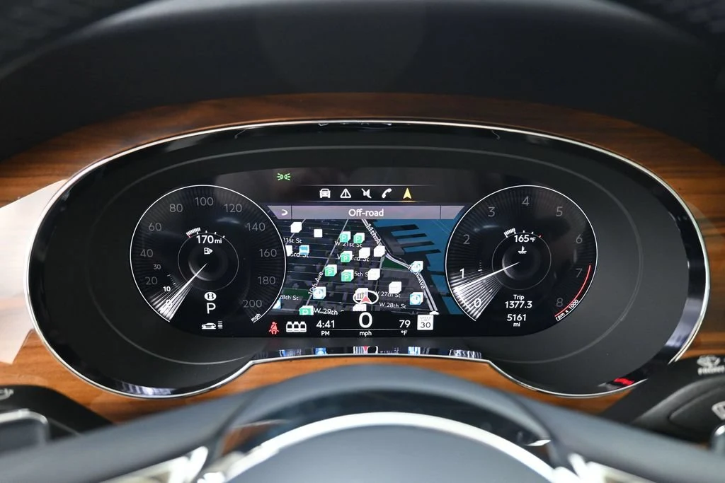 2021 Bentley Bentayga V8 interior, Linen Hide