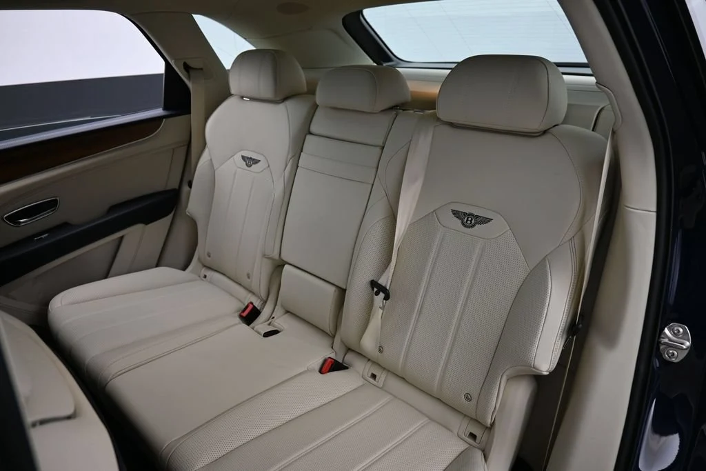 2021 Bentley Bentayga V8 interior, seats, Linen Hide