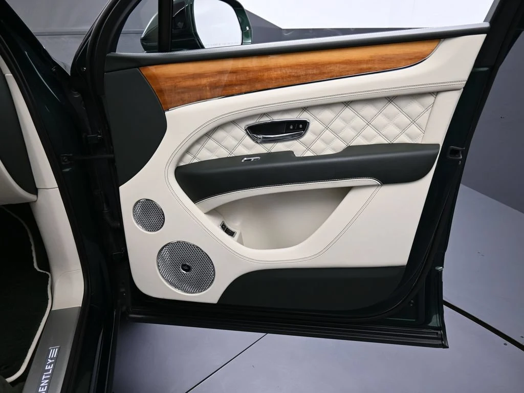 2022 Bentley Bentayga V8 First Edition interior, door panel, Linen