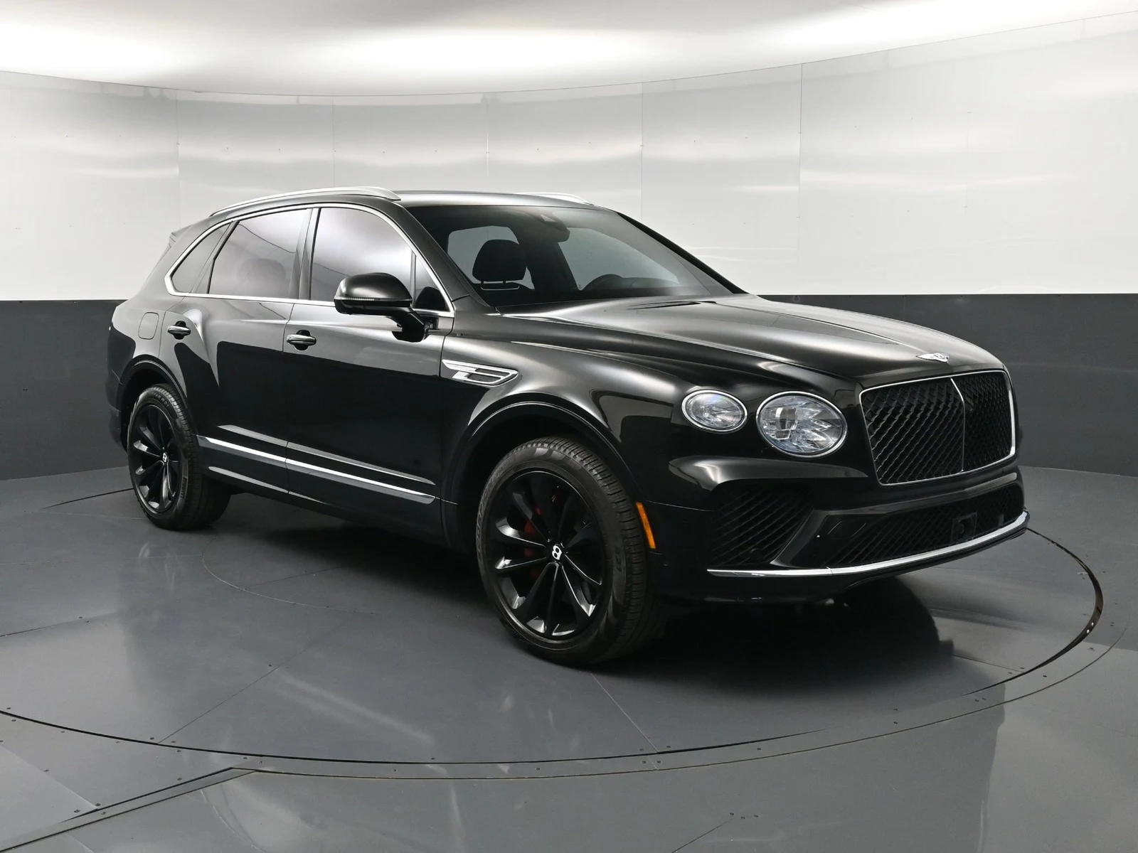 2024 Bentley Bentayga V8 for sale, front three-quarter view, Black