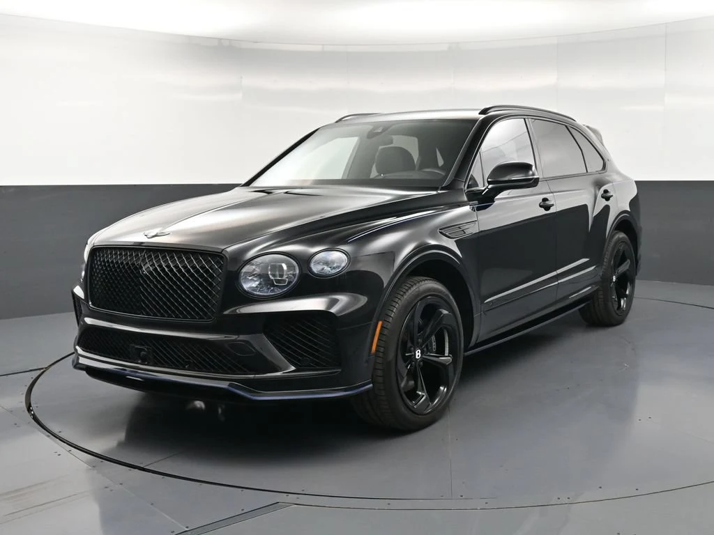 2025 Bentley Bentayga S Black Edition for sale, front three-quarter view, Black