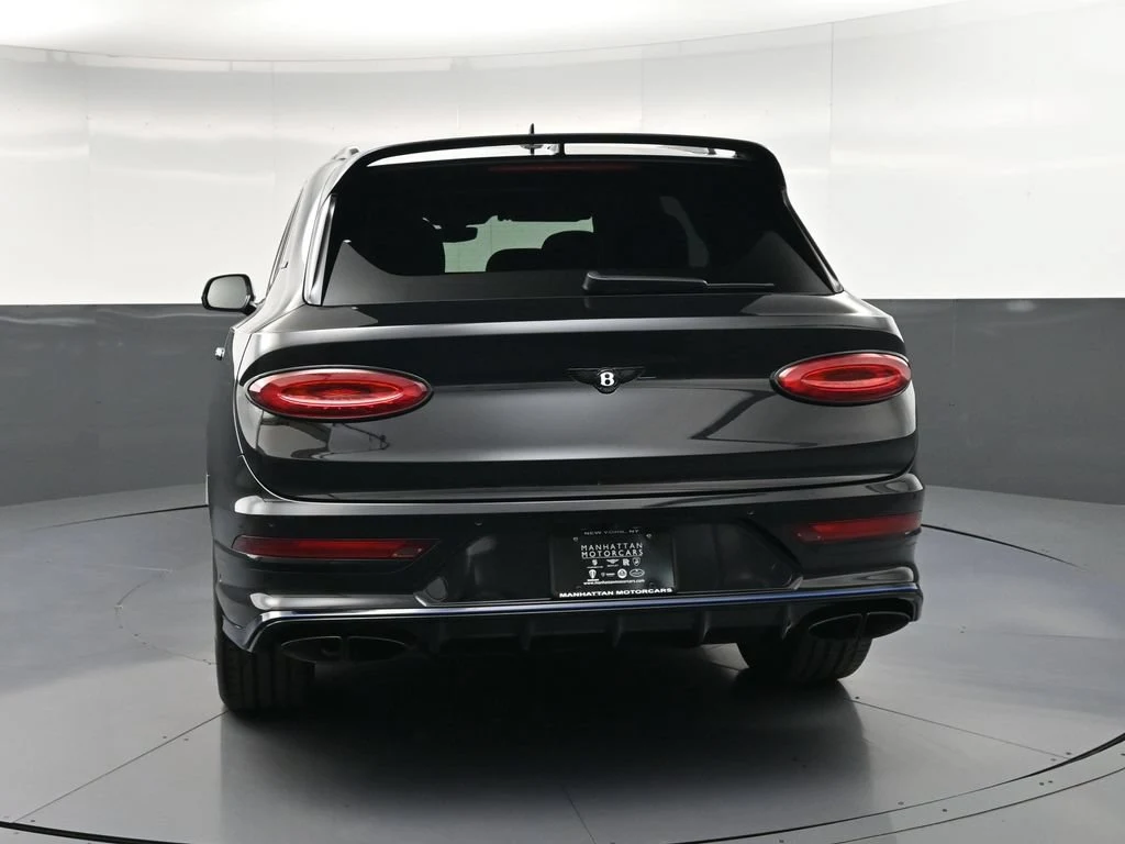 2025 Bentley Bentayga S Black Edition, rear three-quarter view, Black