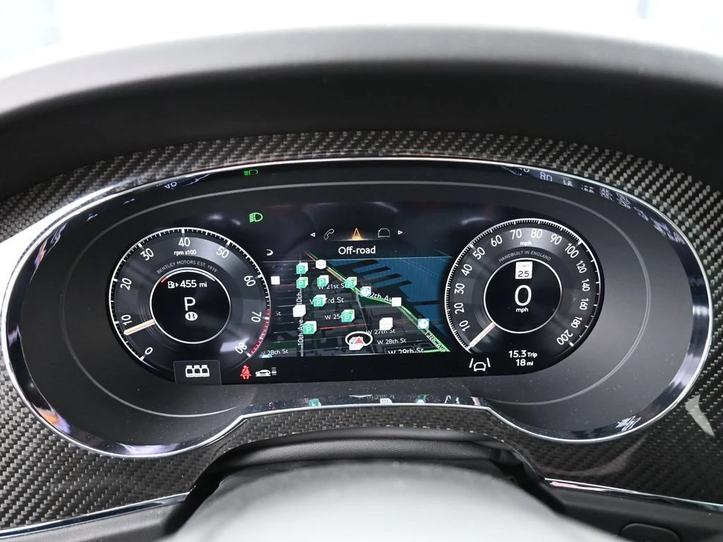 2026 Bentley Bentayga Speed interior, Pillar Box Red