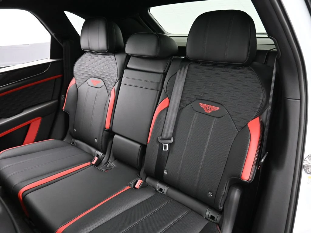 2026 Bentley Bentayga Speed interior, seats, Pillar Box Red