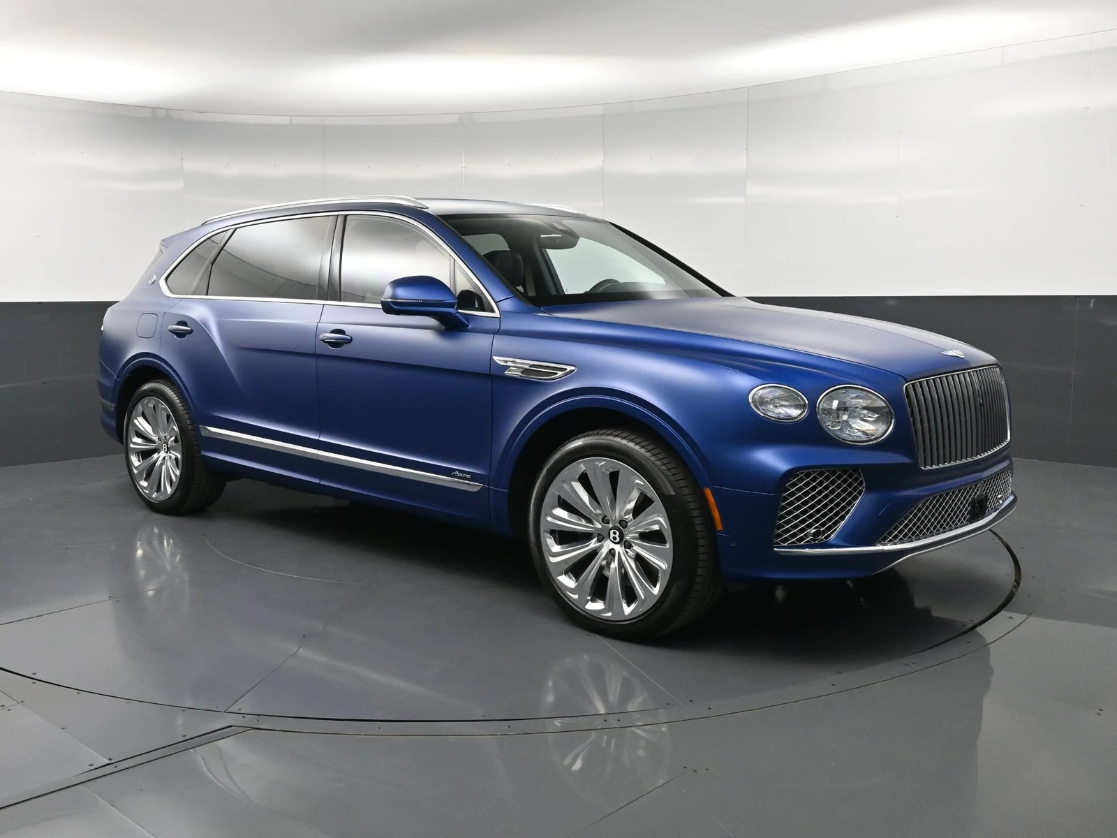 2025 Bentley Bentayga EWB Azure for sale, front three-quarter view, Blue