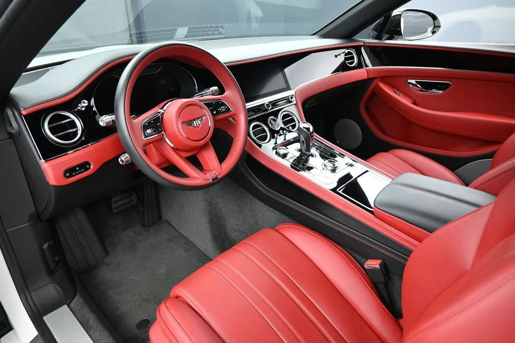 2021 Bentley Continental GTC V8 interior, Beluga
