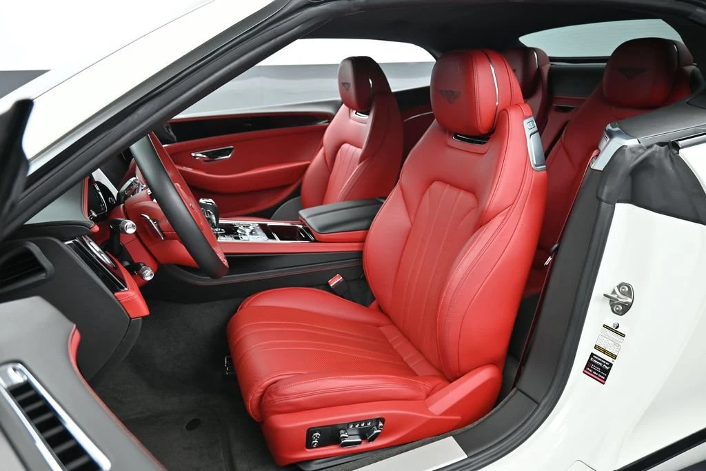 2021 Bentley Continental GTC V8 interior, seats, Beluga