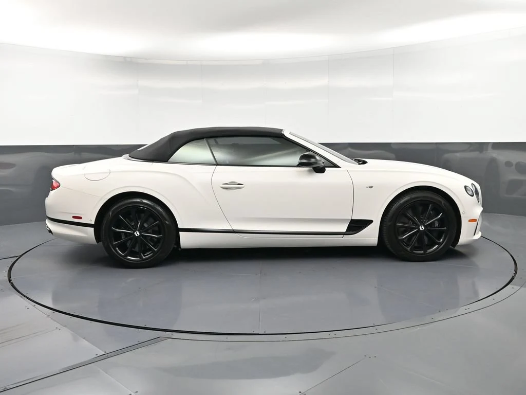 2021 Bentley Continental GTC V8, side profile, White