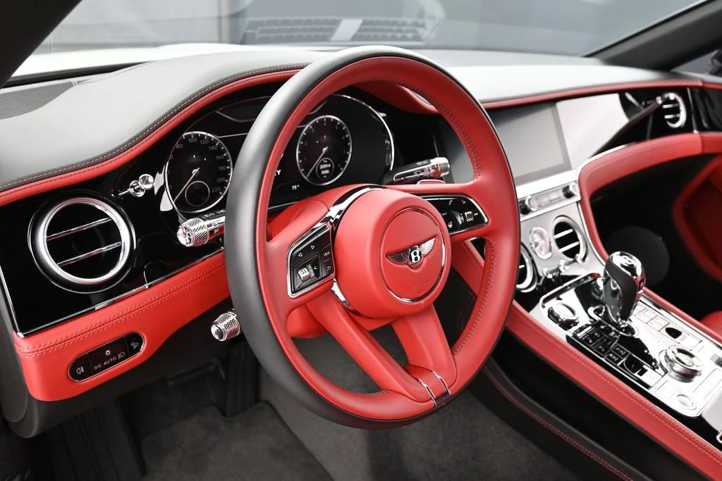 2021 Bentley Continental GTC V8 interior, Beluga