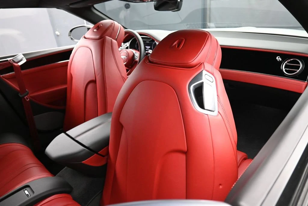 2021 Bentley Continental GTC V8 interior, seats, Beluga