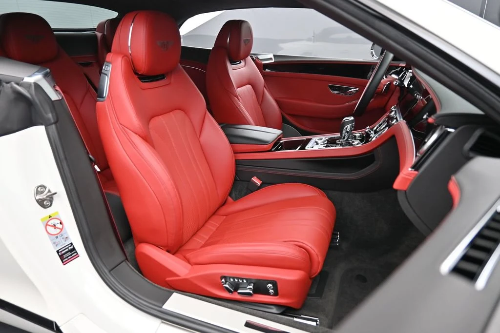 2021 Bentley Continental GTC V8 interior, seats, Beluga