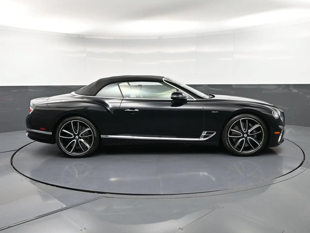 2023 Bentley Continental GTC V8, side profile, Black
