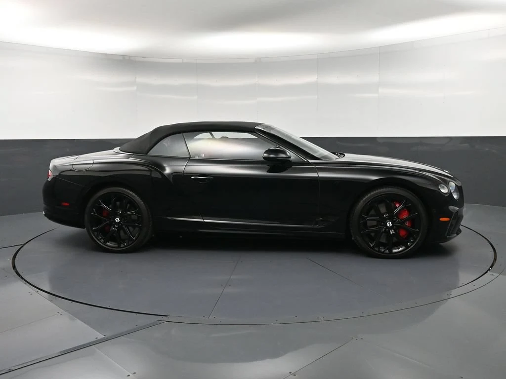 2023 Bentley Continental GTC V8, side profile, Black