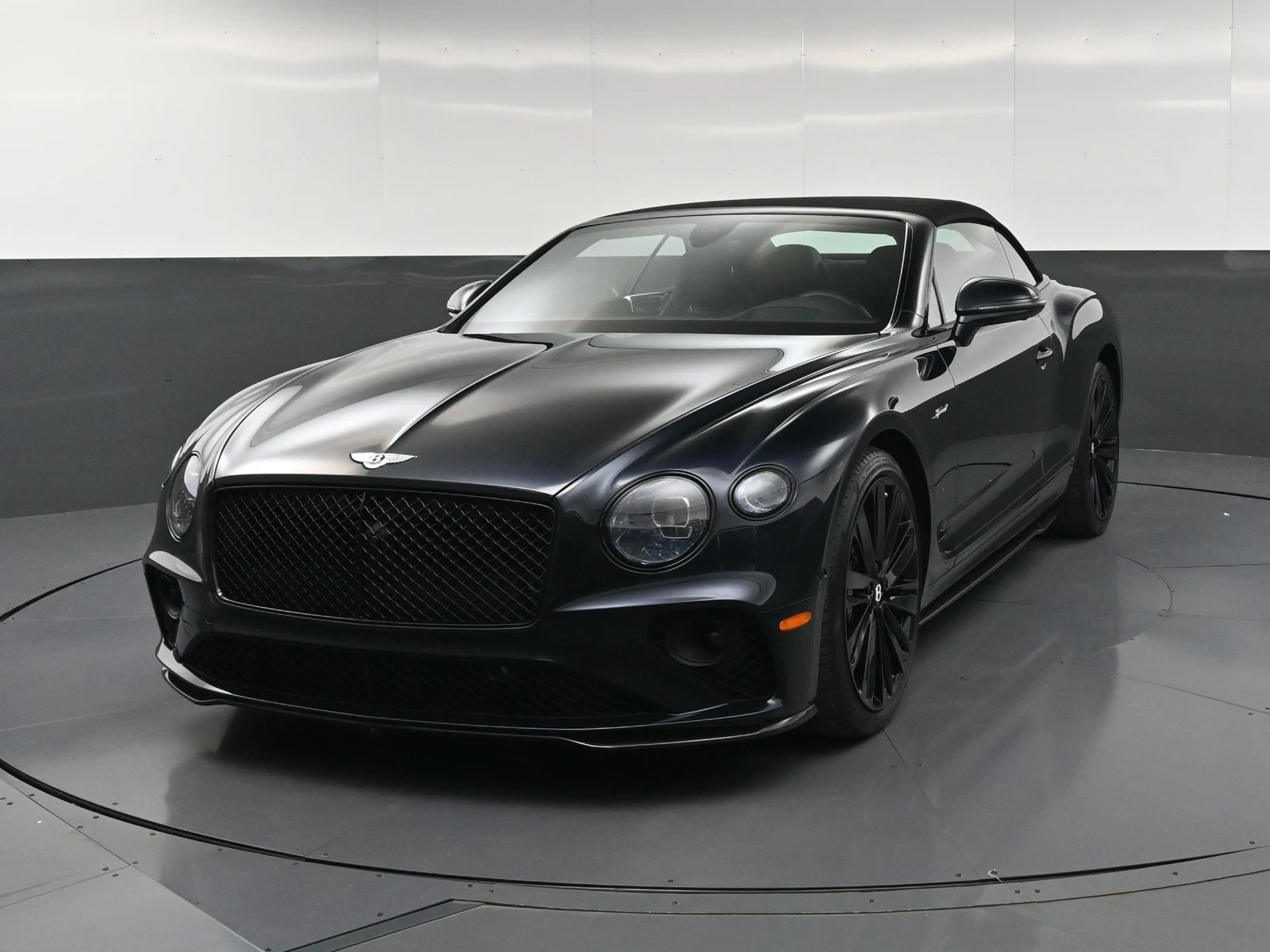 2023 Bentley Continental GTC Speed for sale, front three-quarter view, Blue