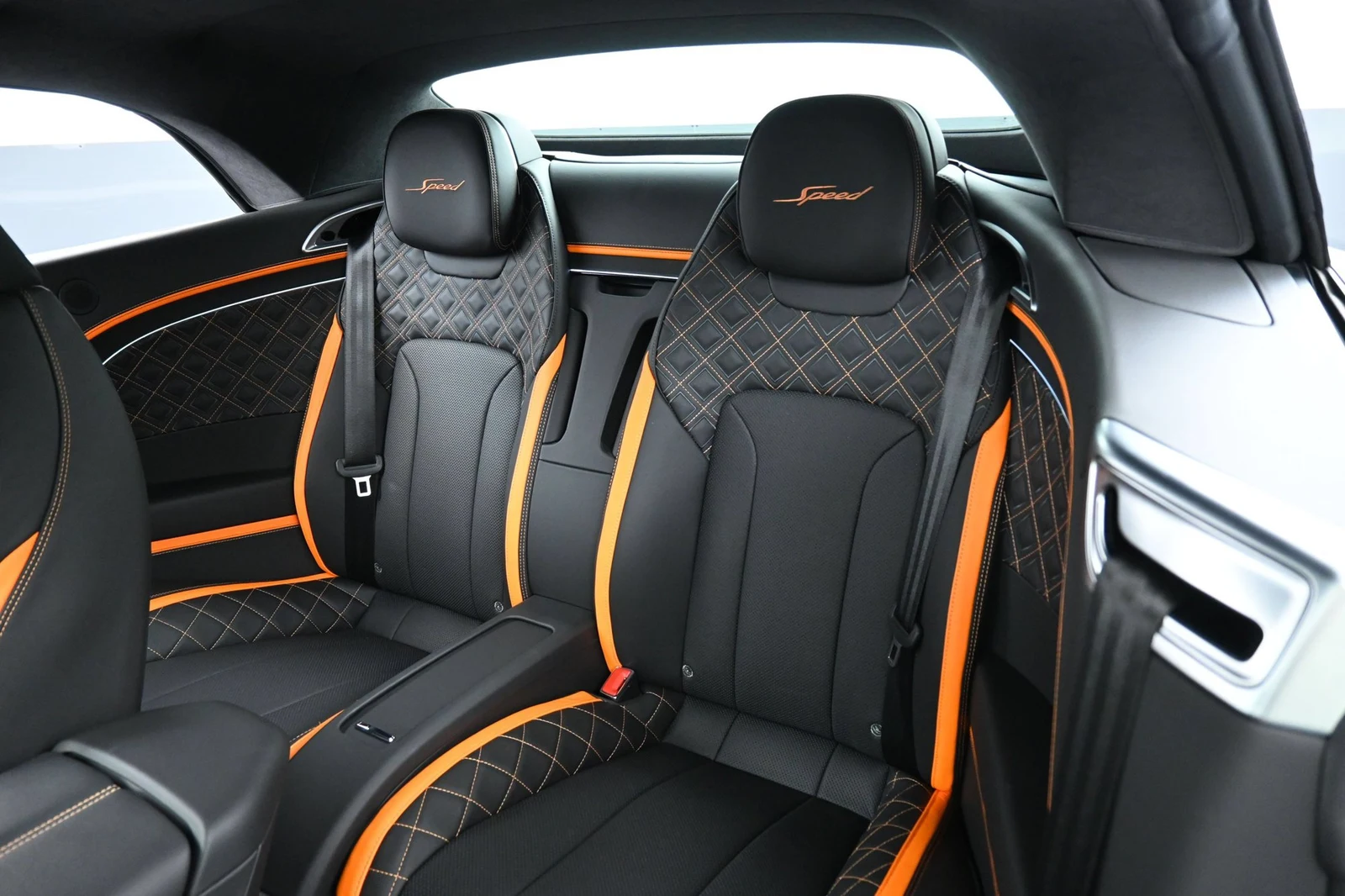 2023 Bentley Continental GTC Speed interior, seats, Mandarin by Mulliner