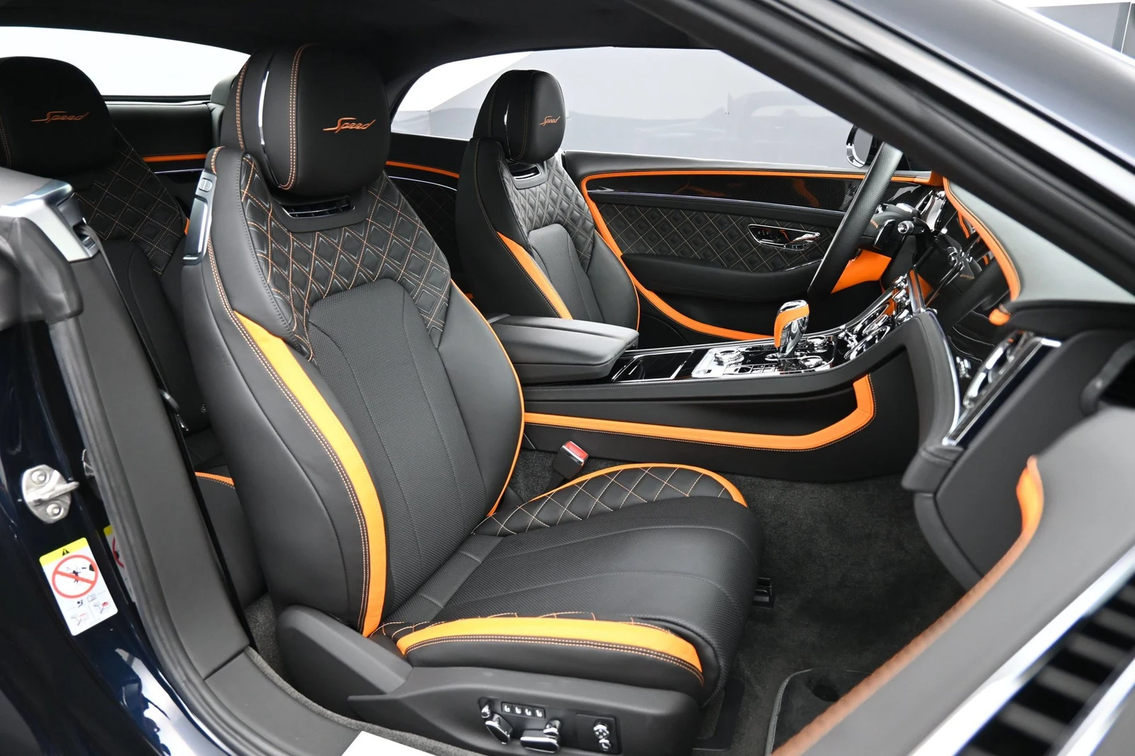 2023 Bentley Continental GTC Speed interior, seats, Mandarin by Mulliner