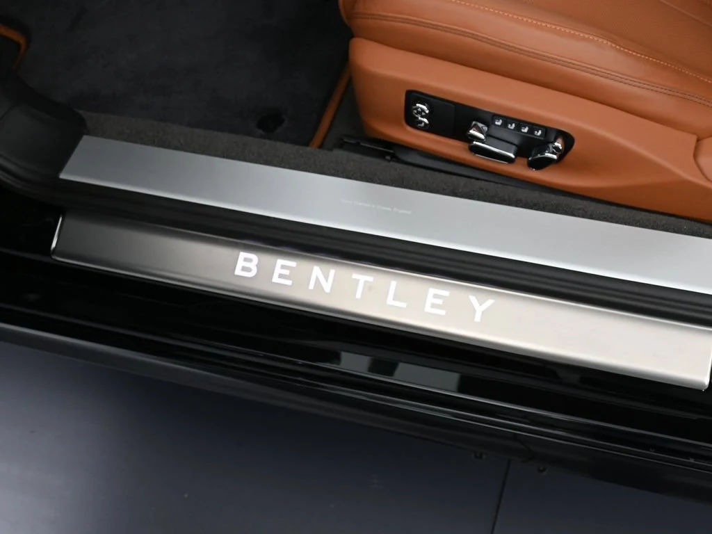 2026 Bentley Continental GT interior, door sill, Saddle