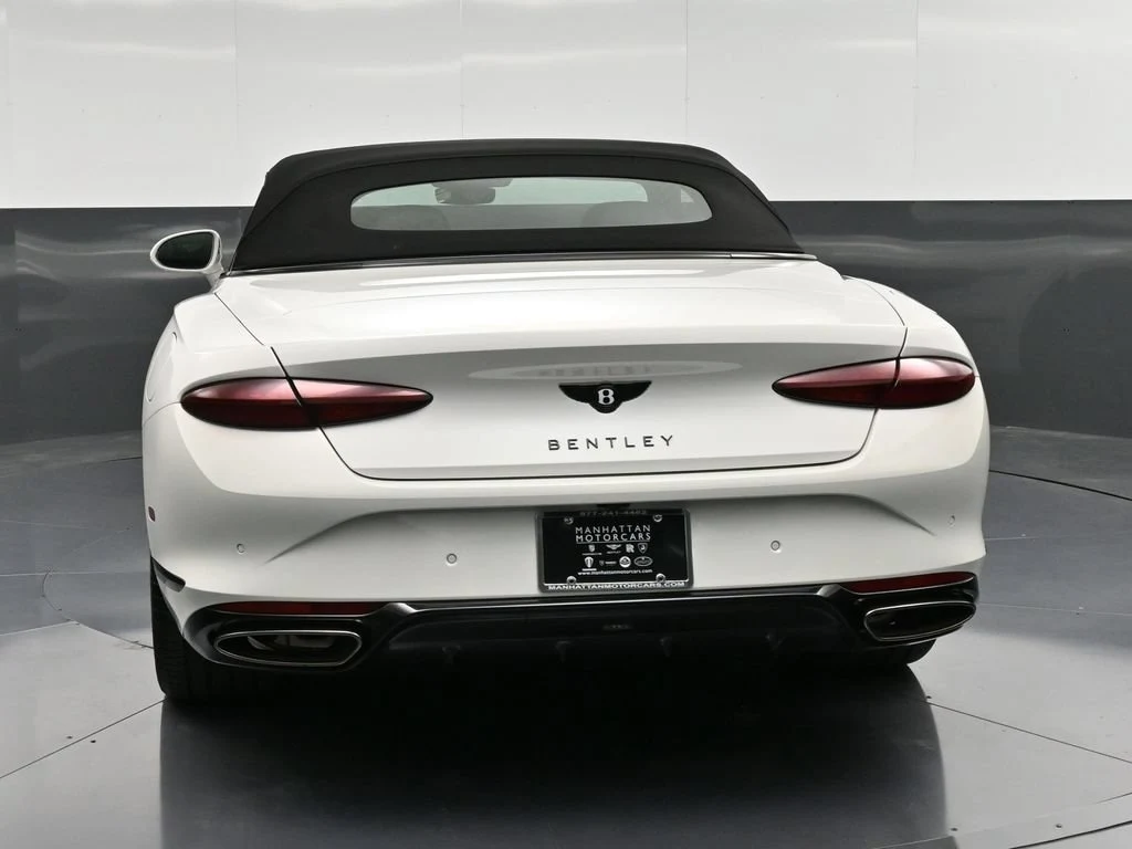 2026 Bentley Continental GTC, rear three-quarter view, White