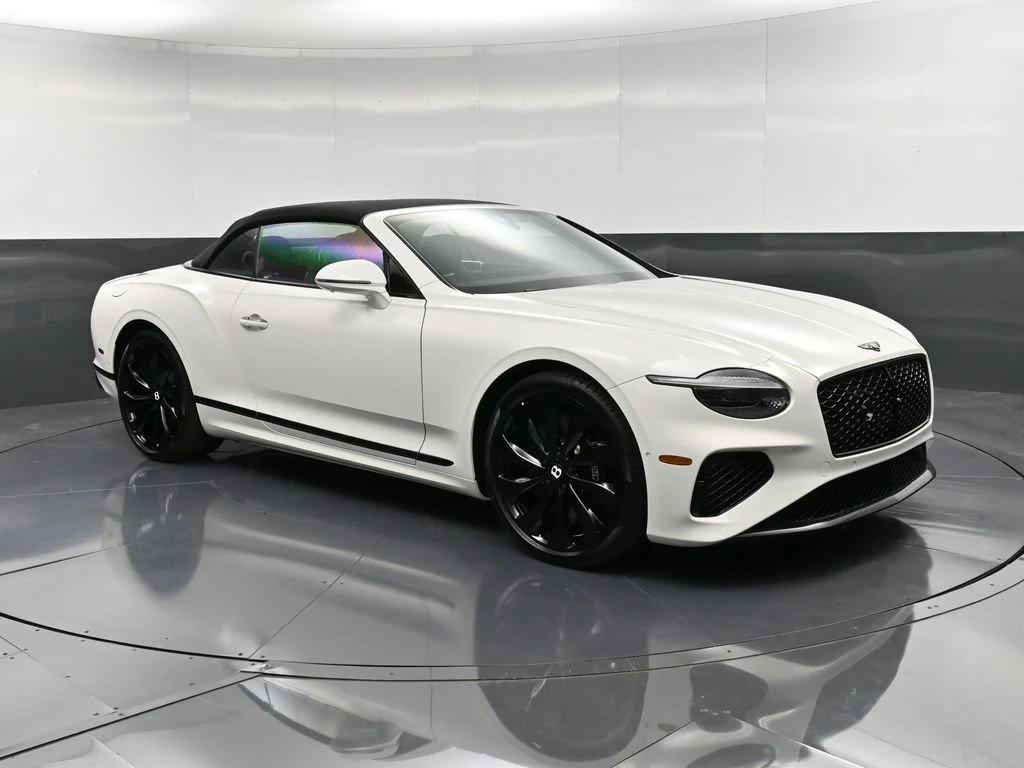 2026 Bentley Continental GTC for sale, front three-quarter view, White