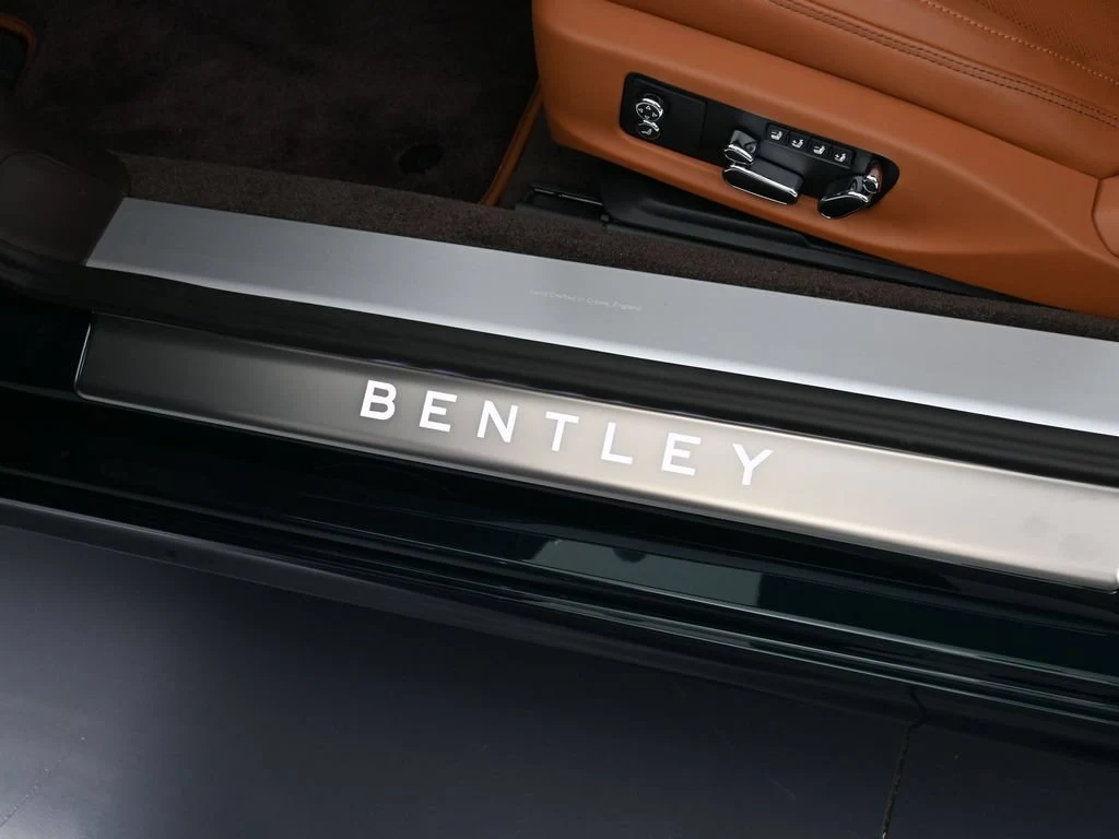 2026 Bentley Continental GTC interior, door sill, Saddle