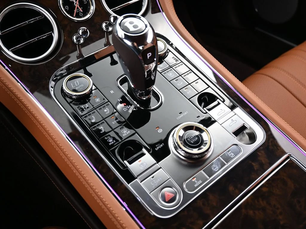 2026 Bentley Continental GTC interior, center console, Saddle