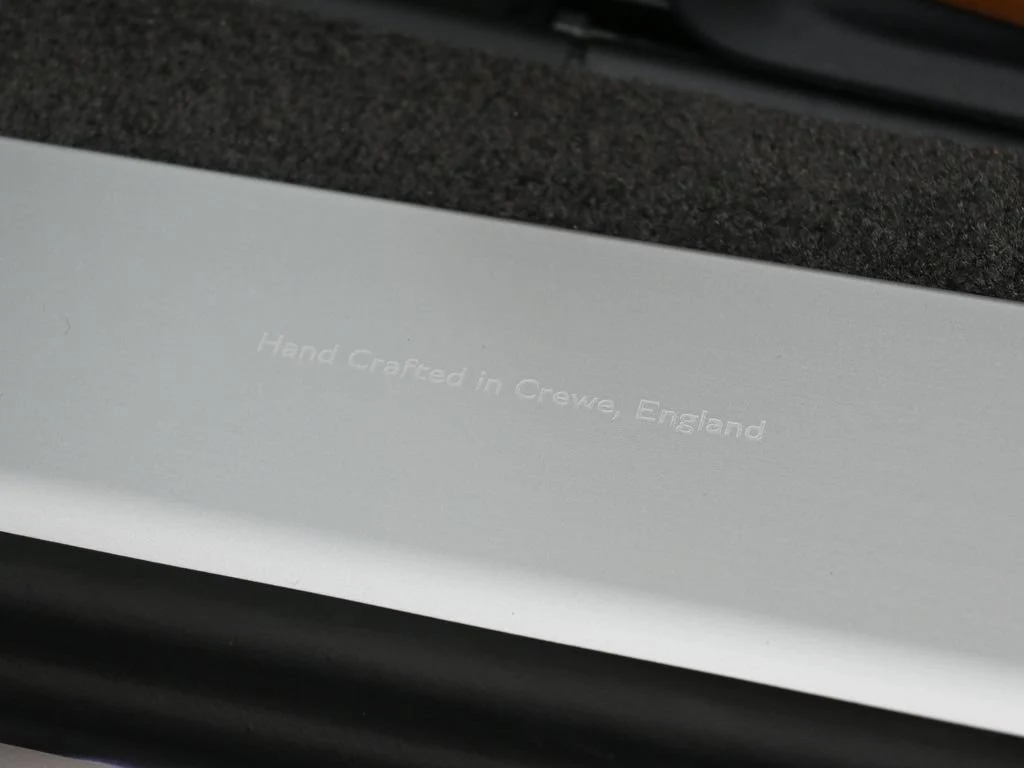 2026 Bentley Continental GT interior, door sill, Saddle