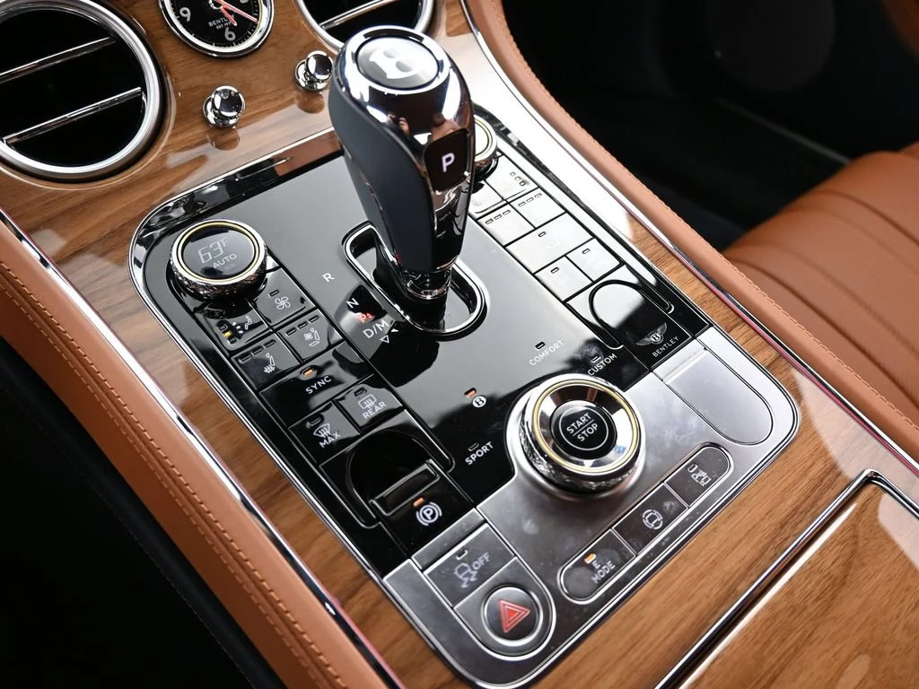 2026 Bentley Continental GT interior, center console, Saddle