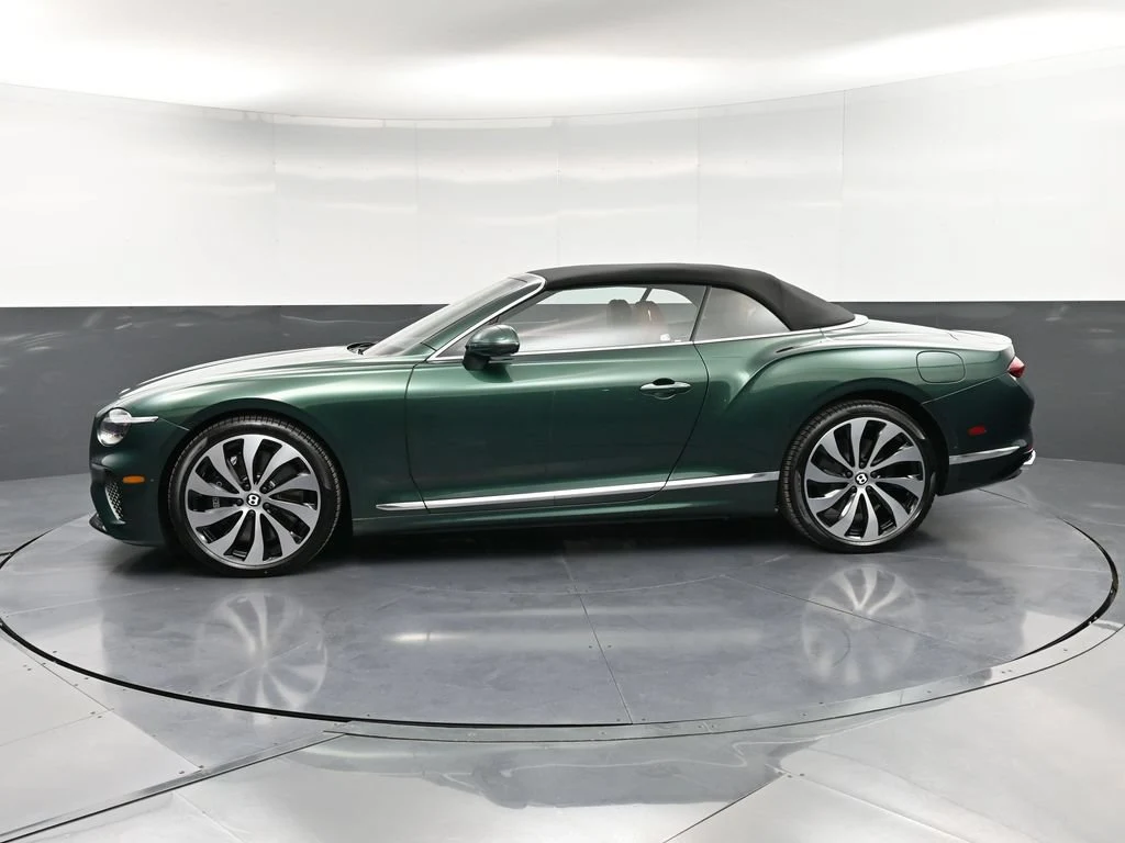 2026 Bentley Continental GTC, side profile, Green