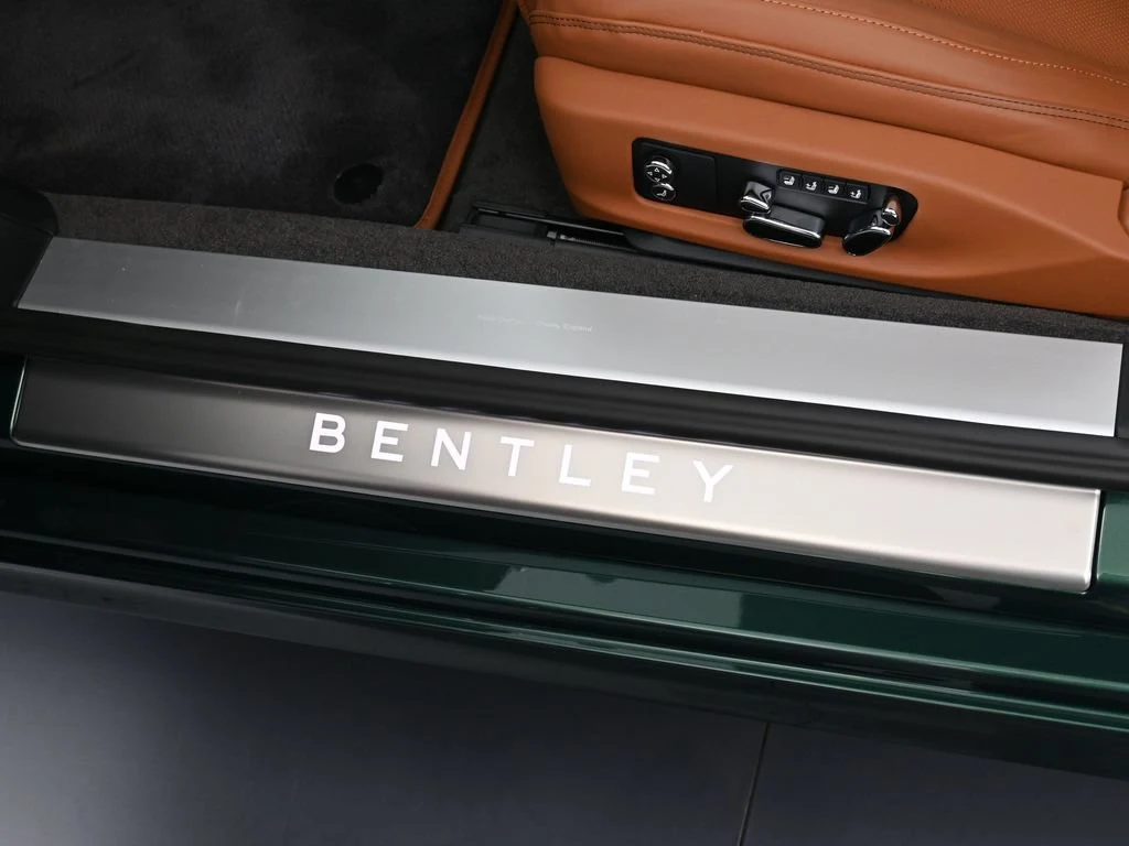 2026 Bentley Continental GTC interior, door sill, Saddle
