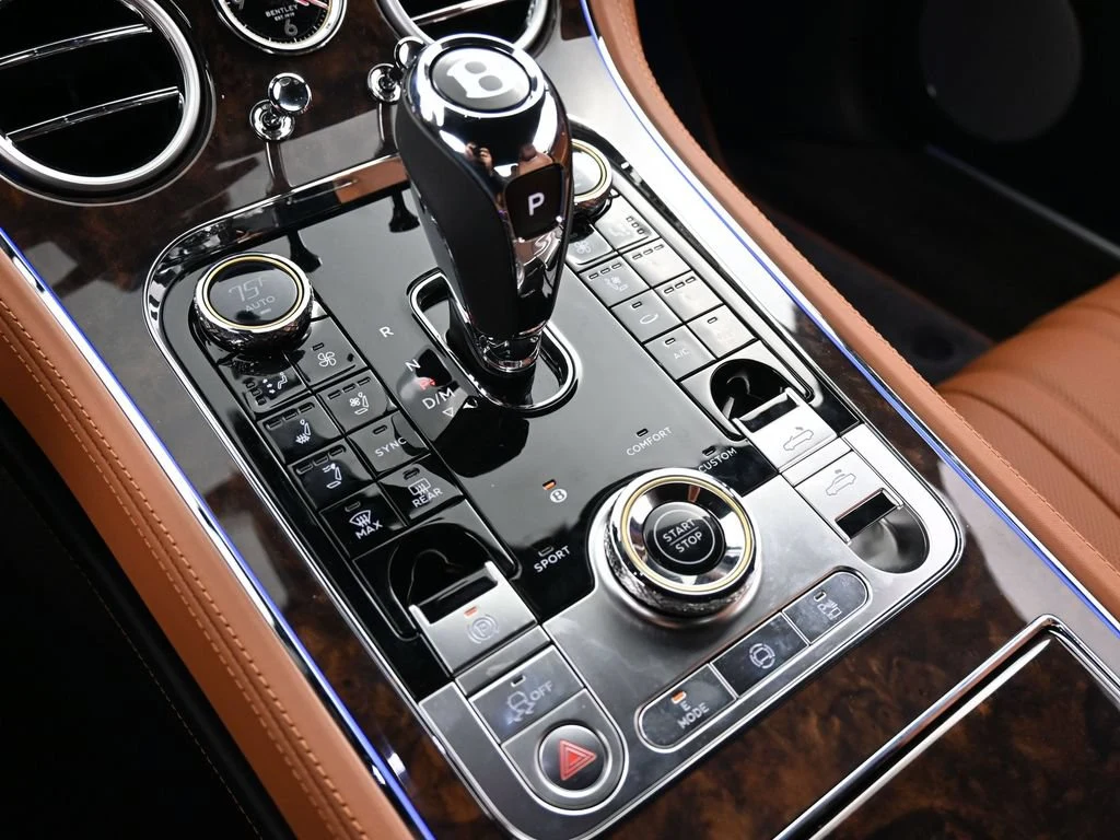 2026 Bentley Continental GTC interior, center console, Saddle
