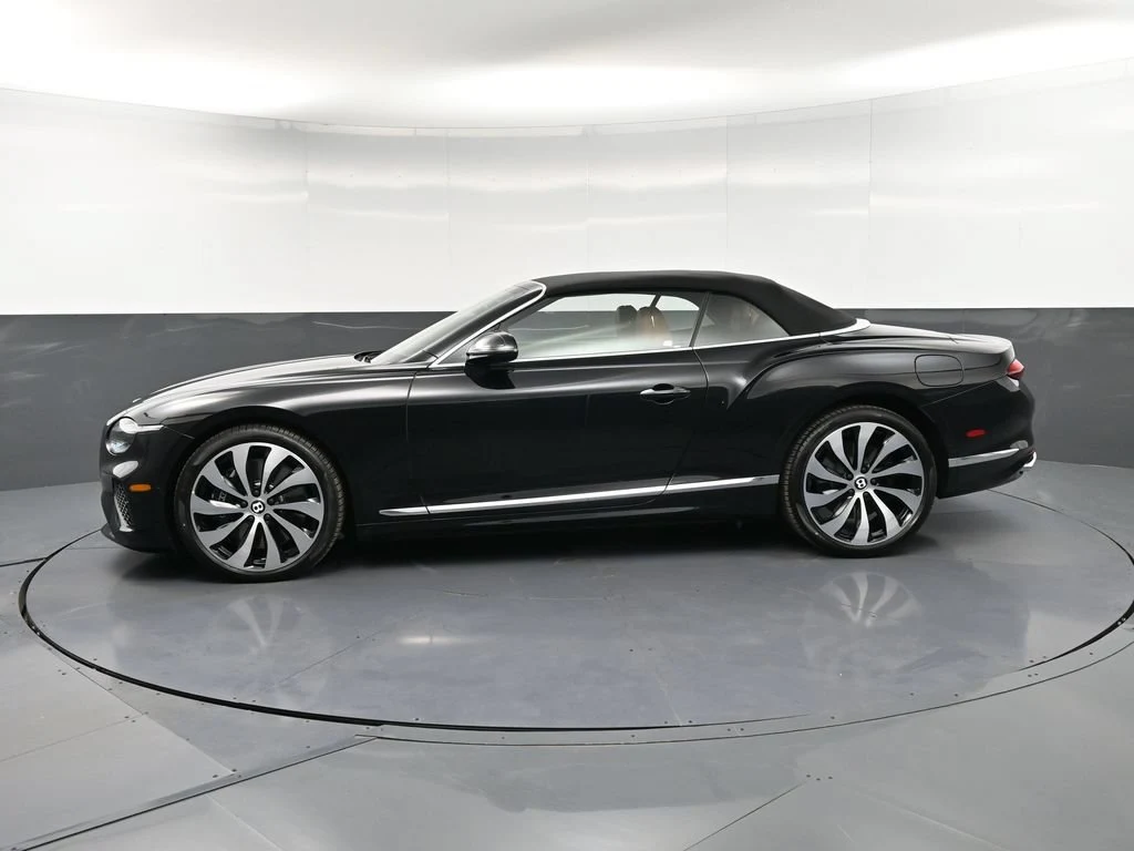 2026 Bentley Continental GTC, side profile, Black